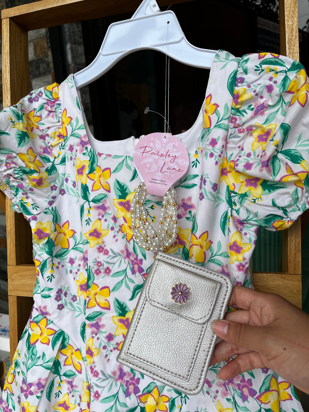 Vestido + accesorio 🌸