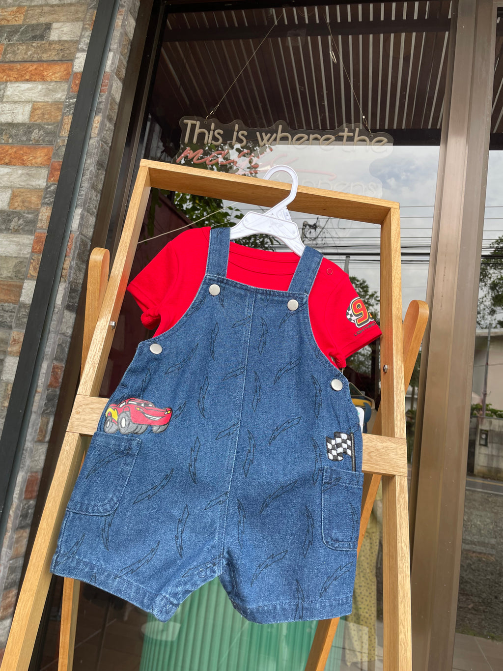 Cars set con overall