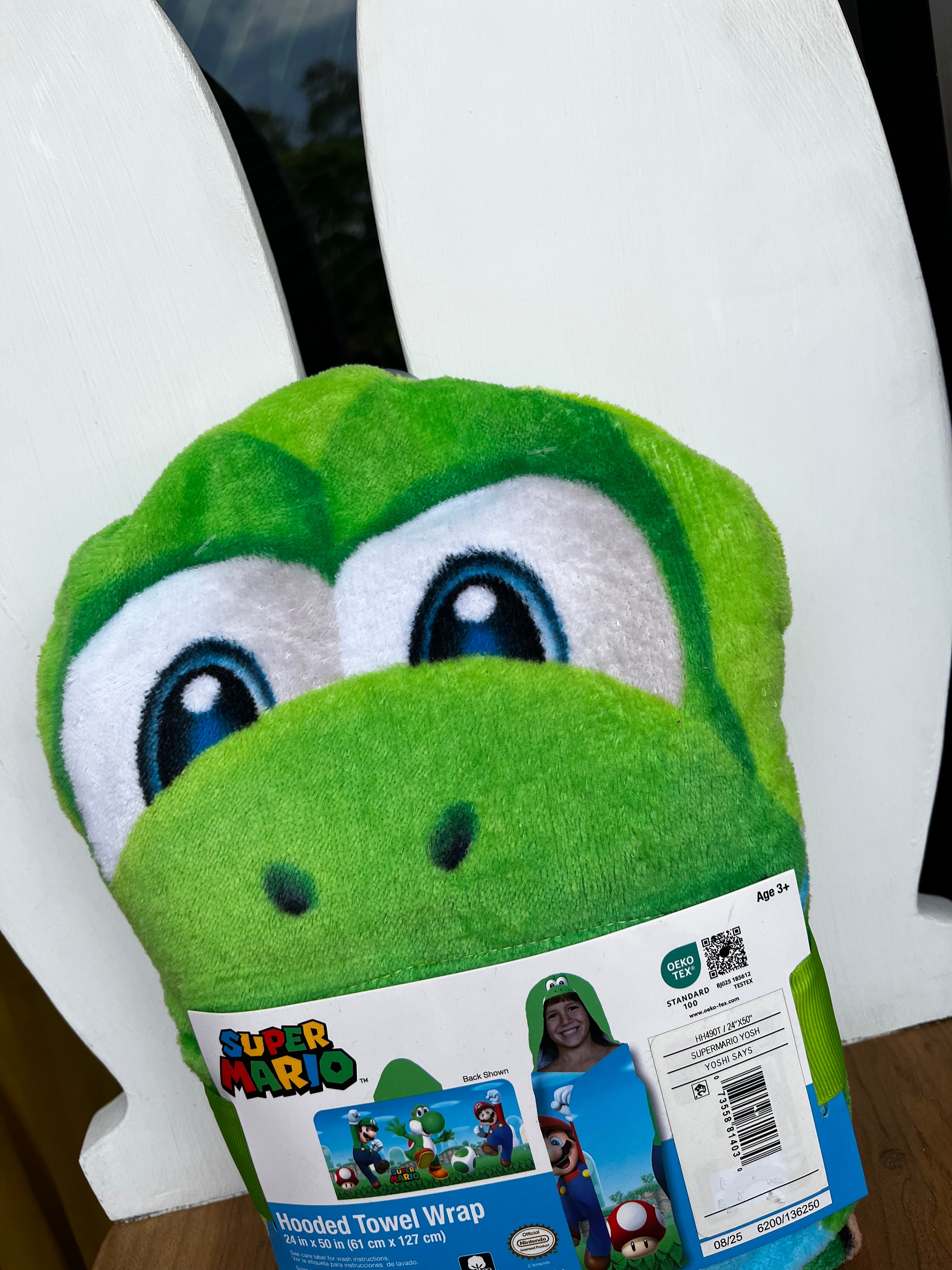 Hooded Towel Wrap | Yoshi 💚