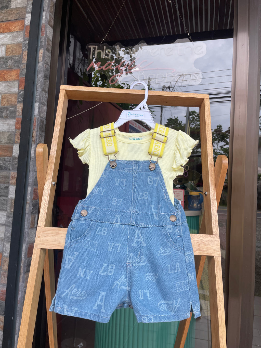 Aéropostale | set con overall denim