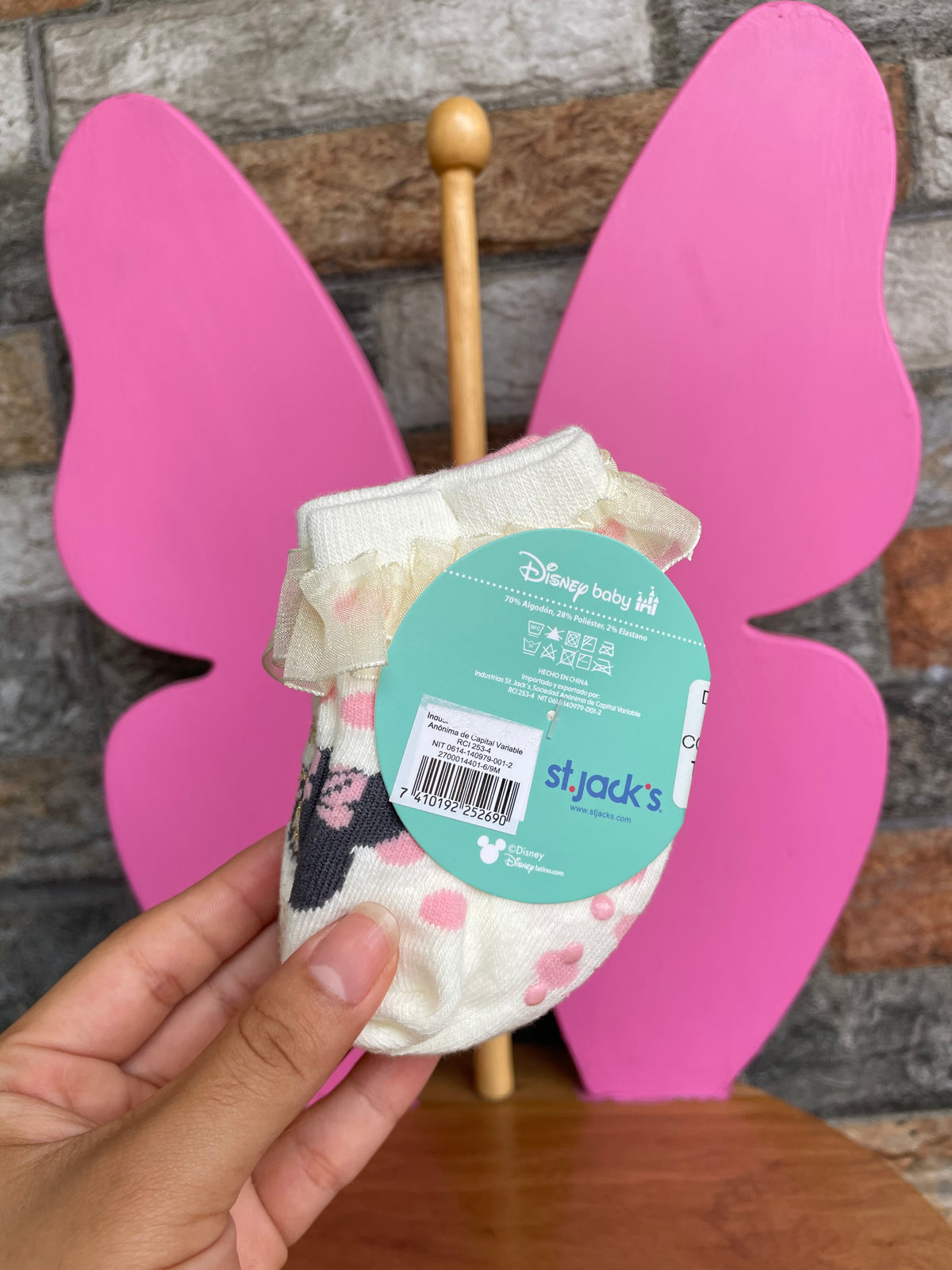 Minnie Mouse | 3 pares de calcetines antideslizantes