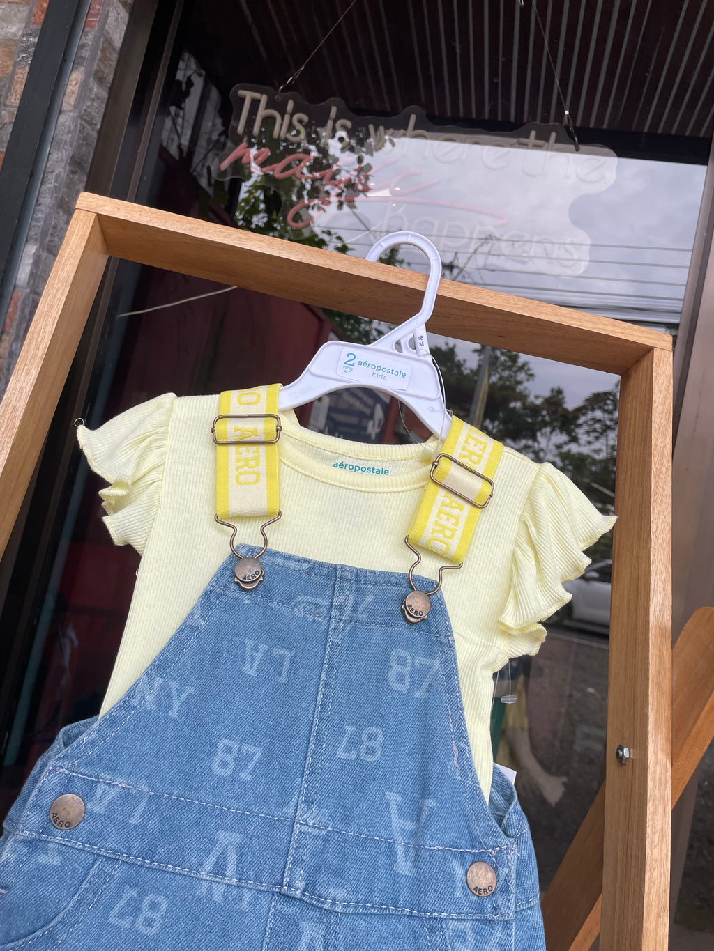 Aéropostale | set con overall denim