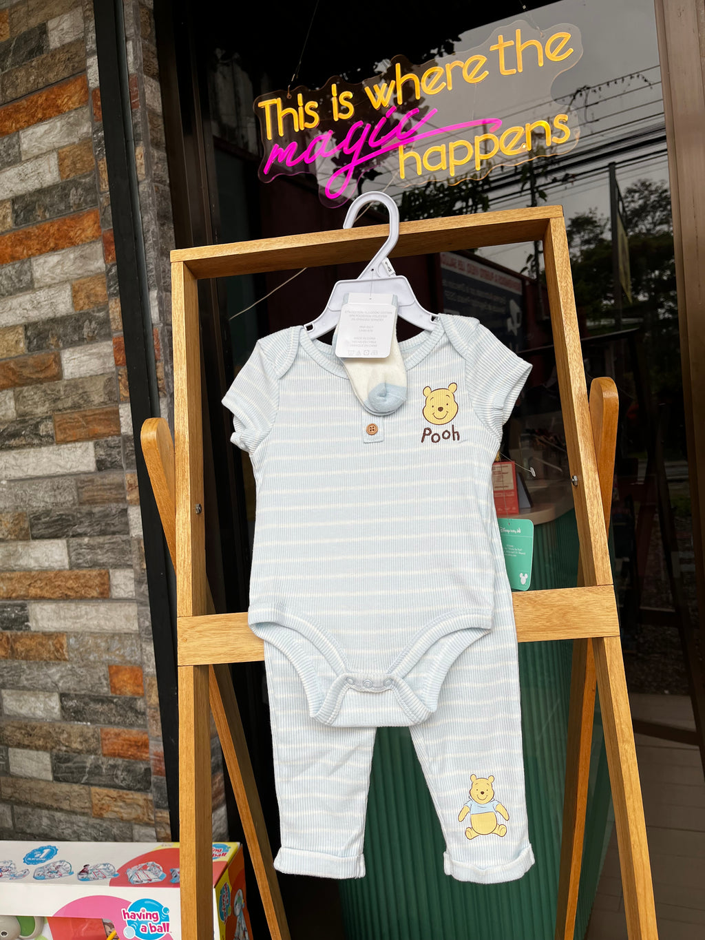Pooh set| 6-9 Meses
