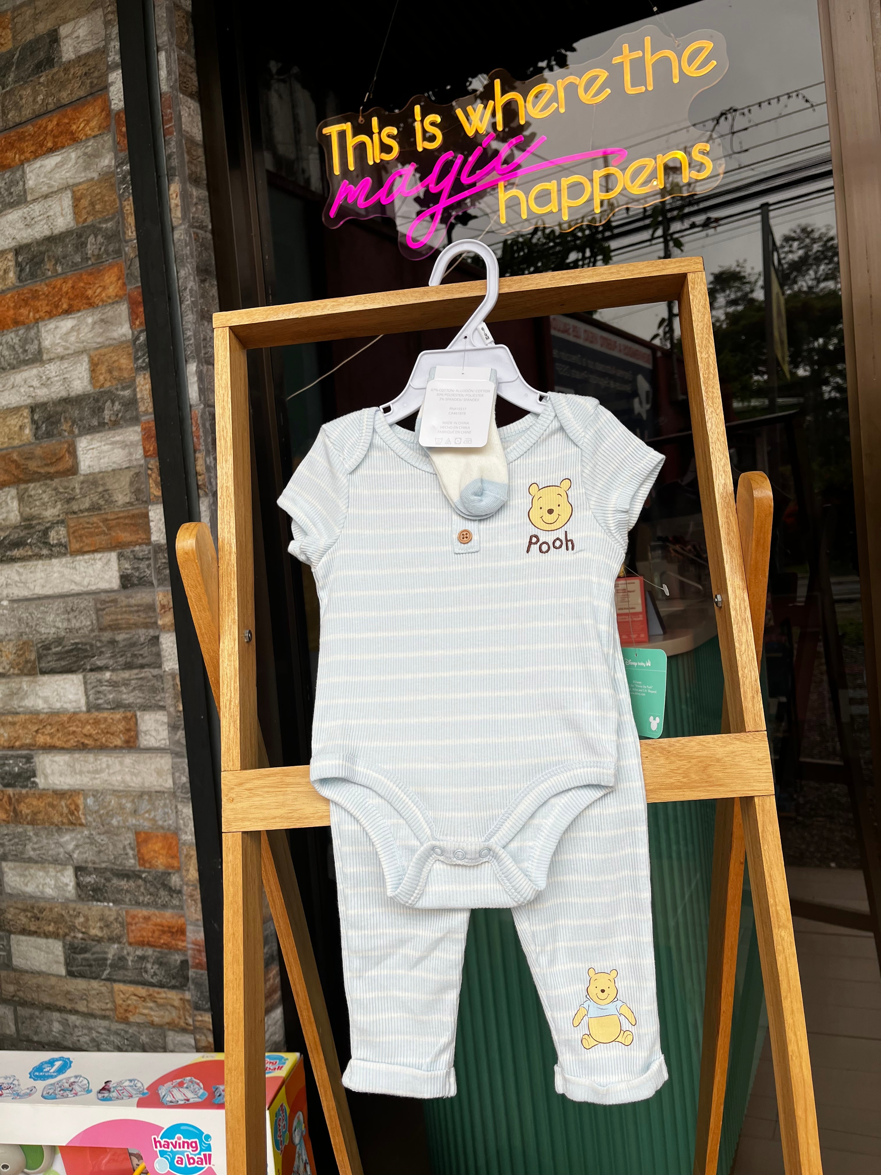 Pooh set| 6-9 Meses