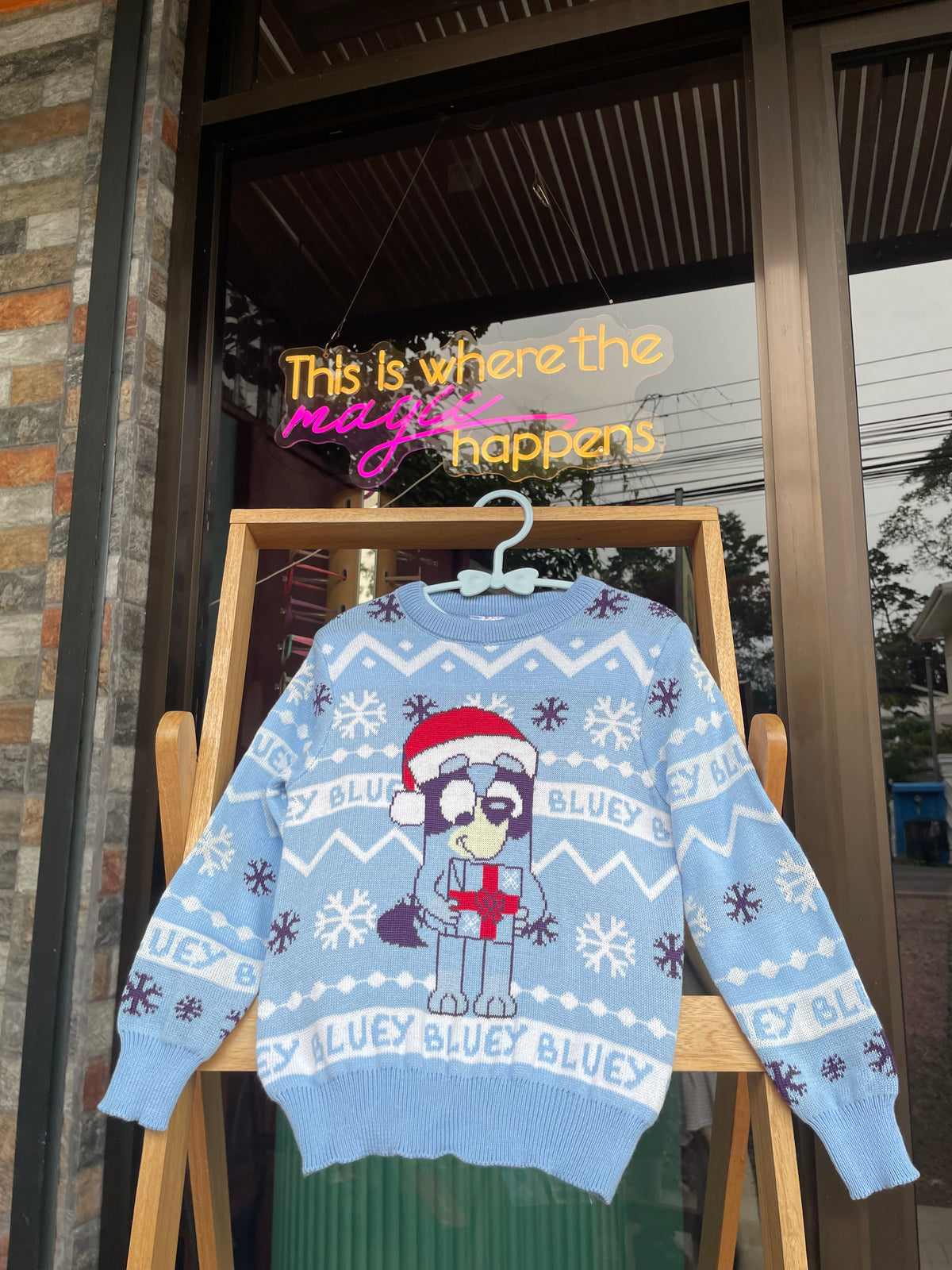 Ugly sweater Bluey 🎄🩵