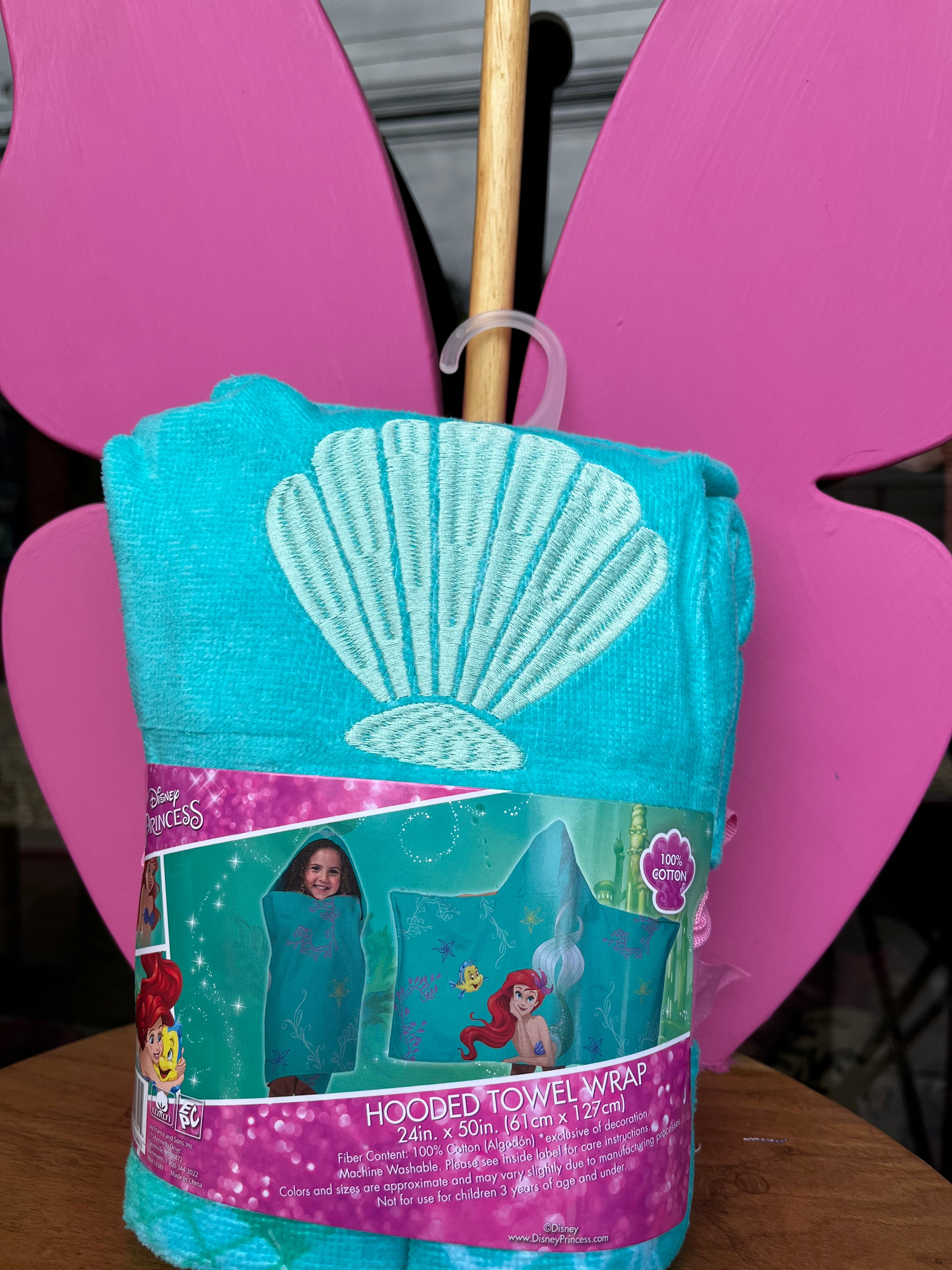 Hooded Towel Wrap | Ariel 🧜🏻‍♀️