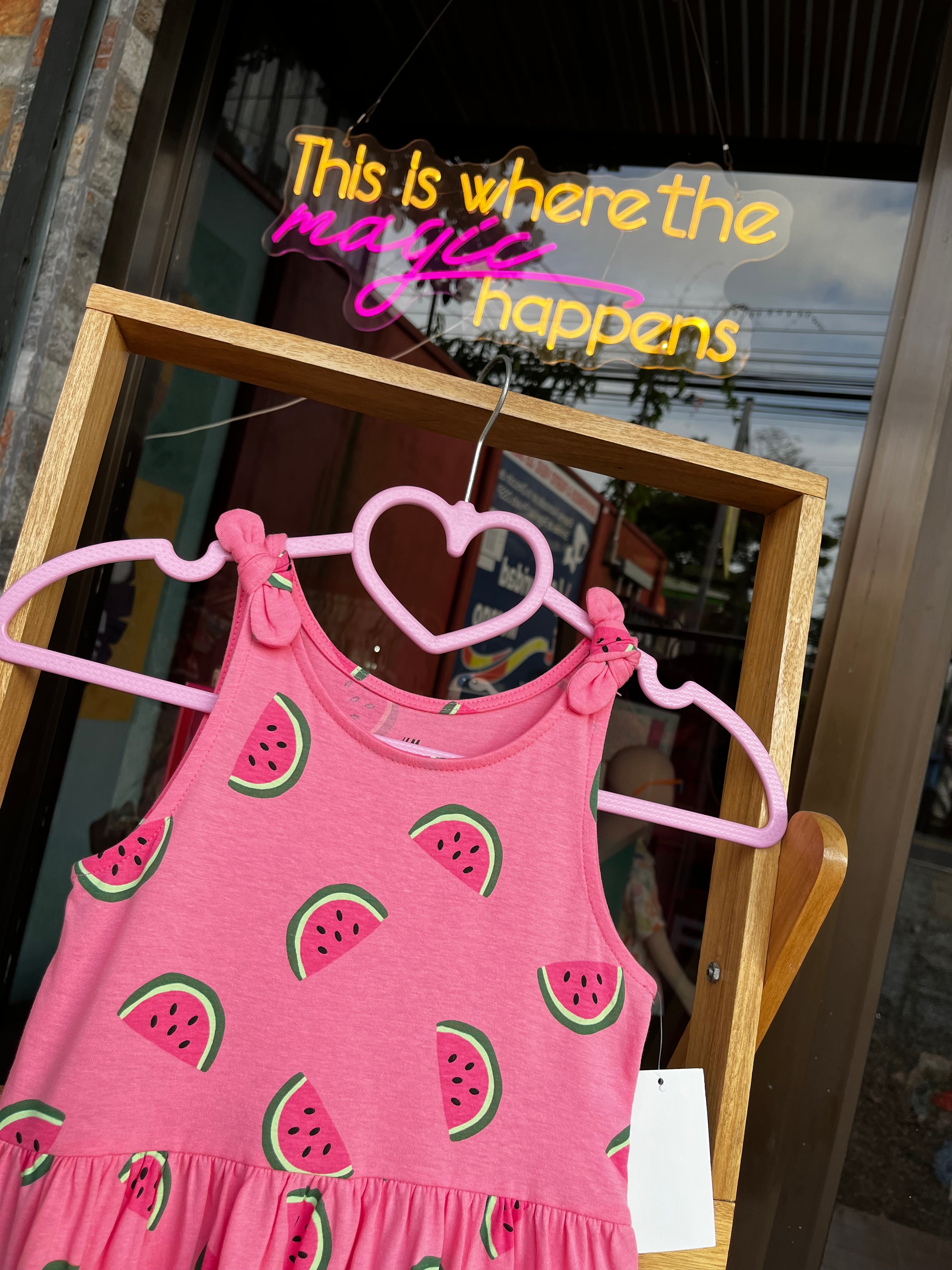 H&M | watermelon dress