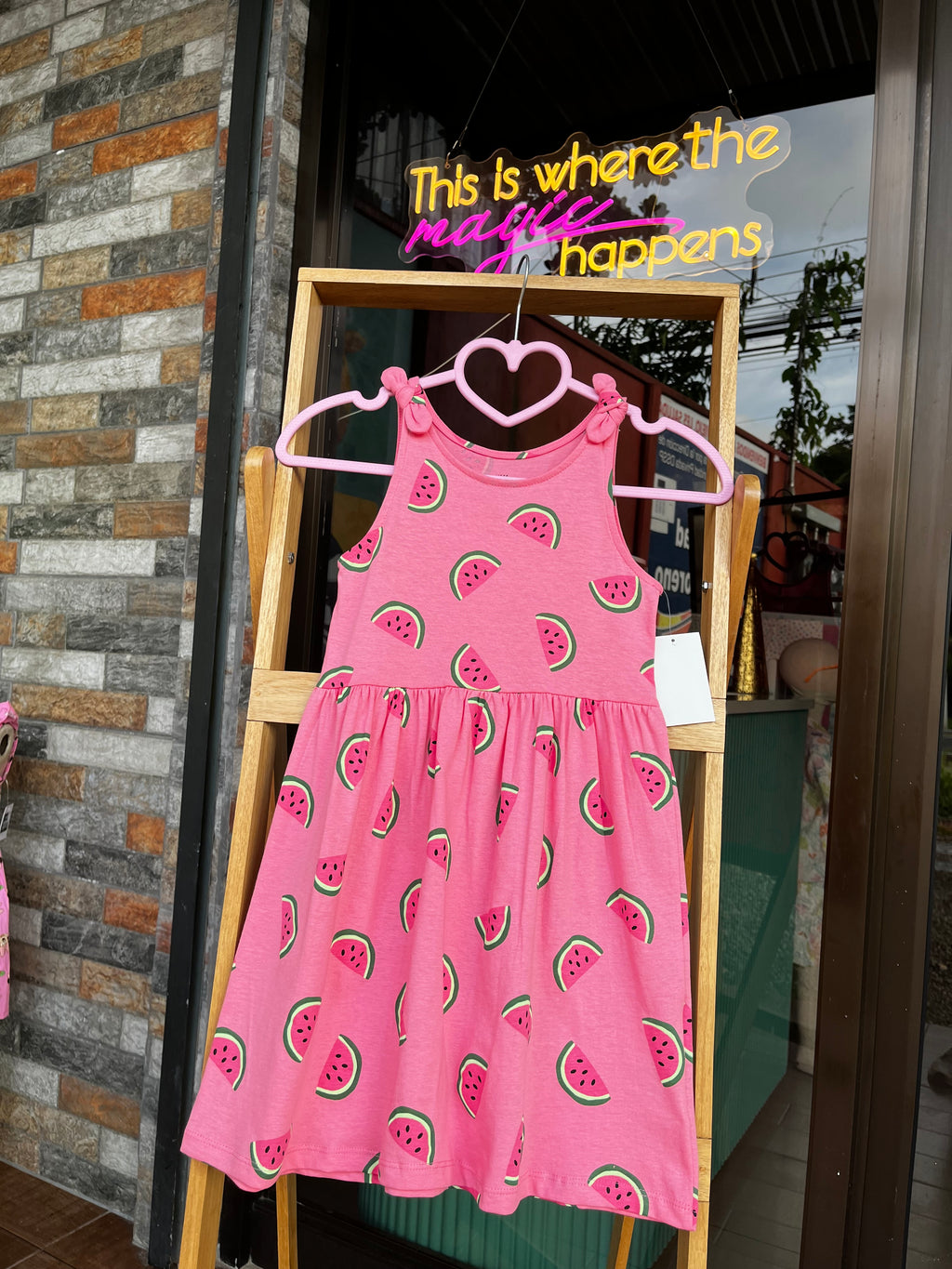 H&M | watermelon dress