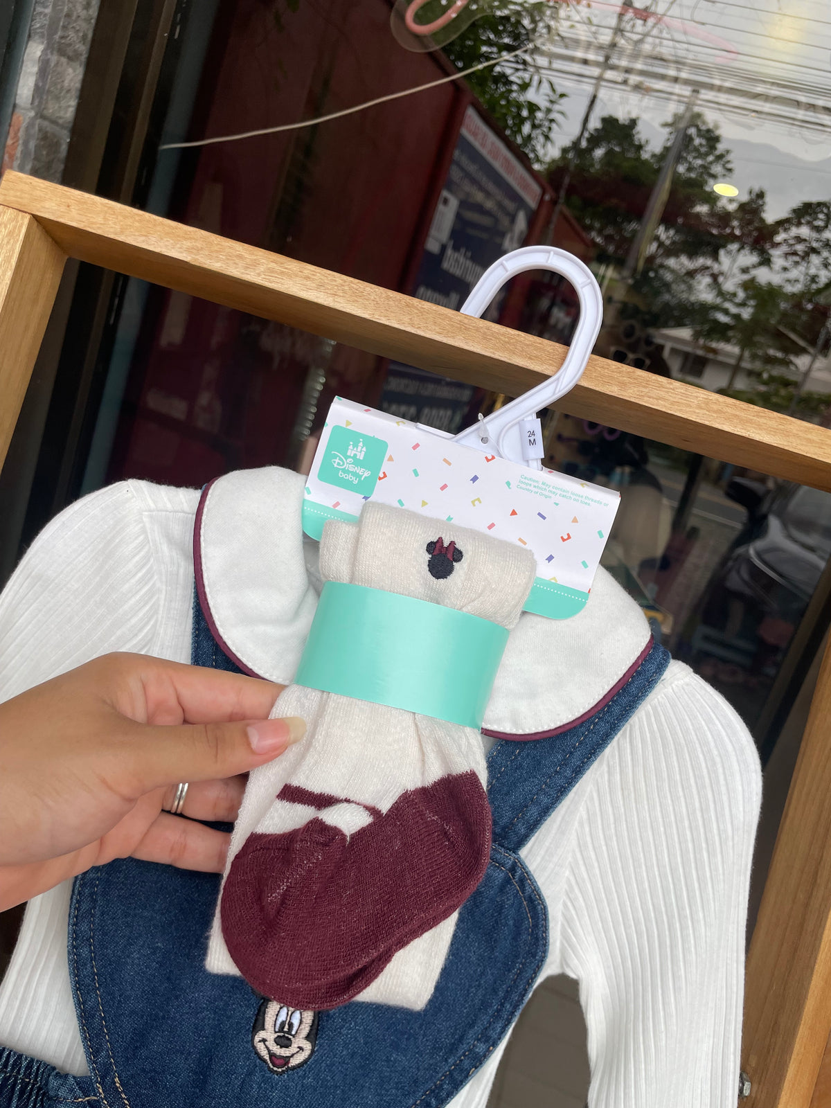 Minnie Mouse | set de overall denim