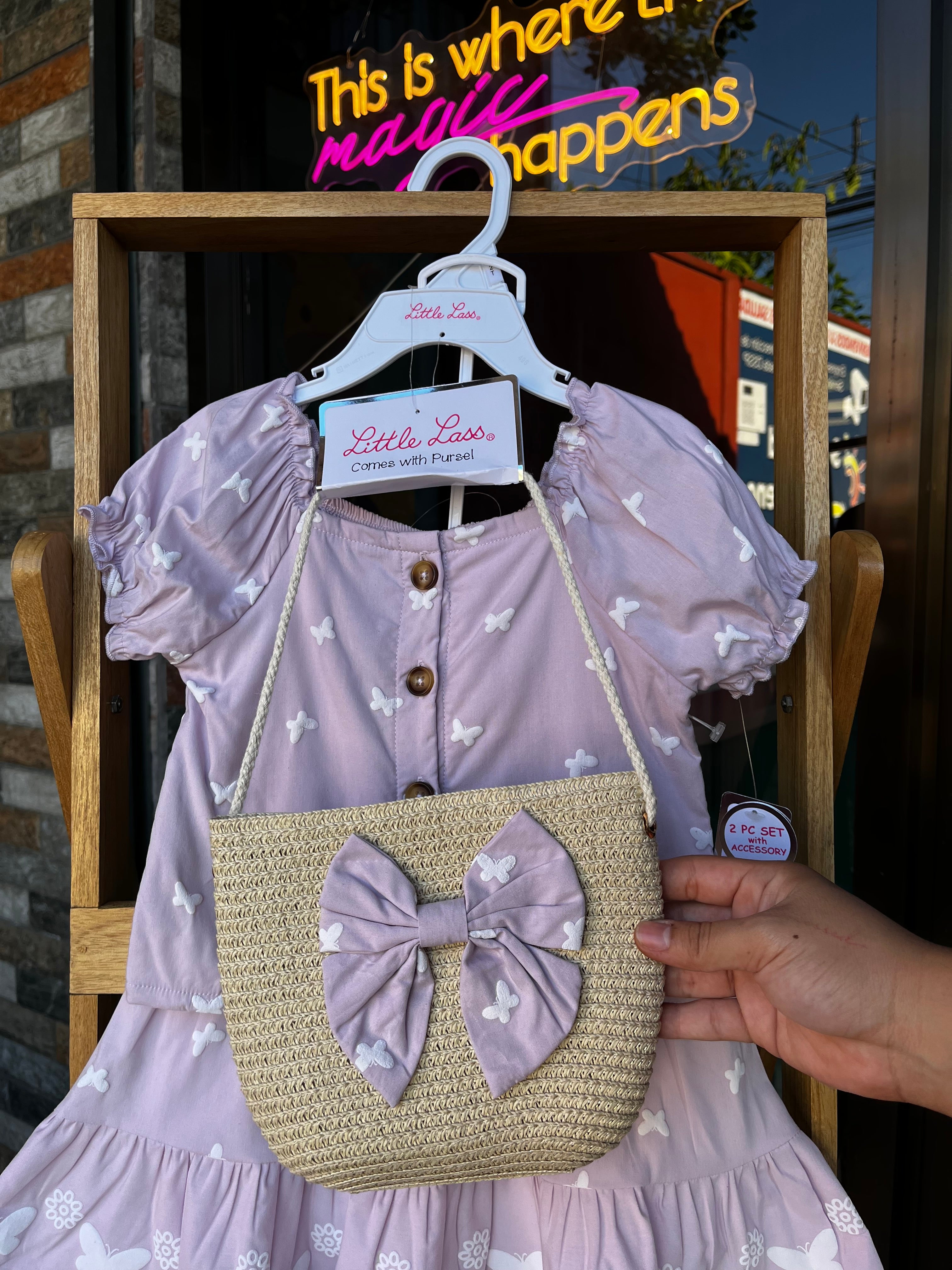 Girly set with crossbody