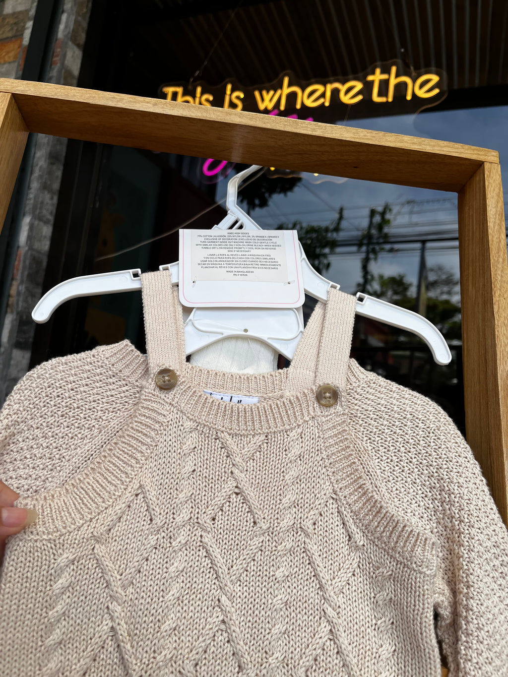 Set tejido para niña| 18 meses