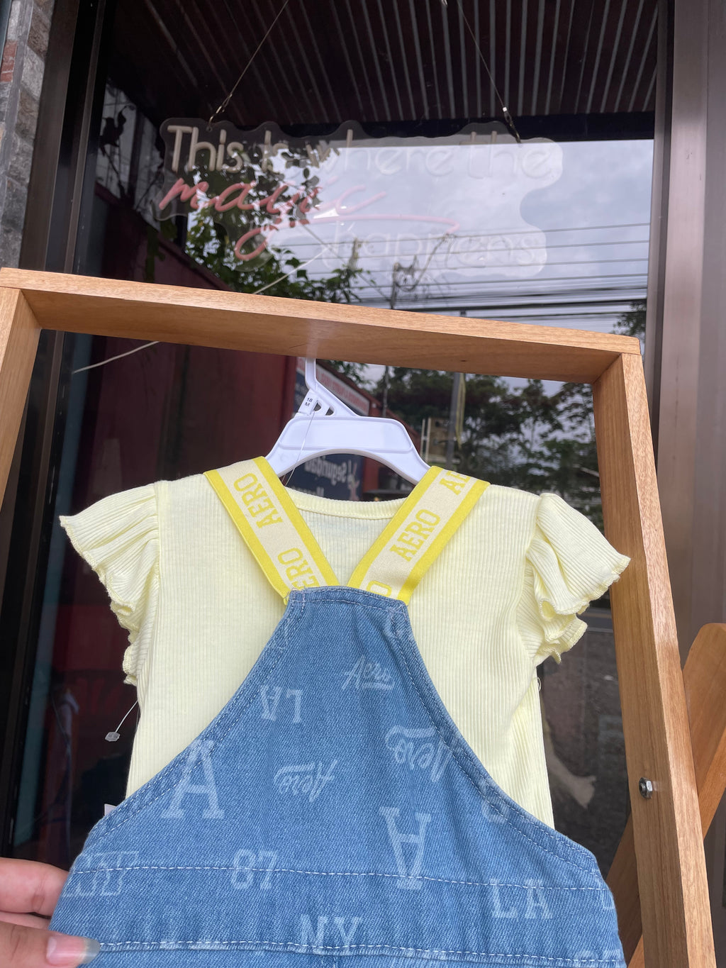 Aéropostale | set con overall denim