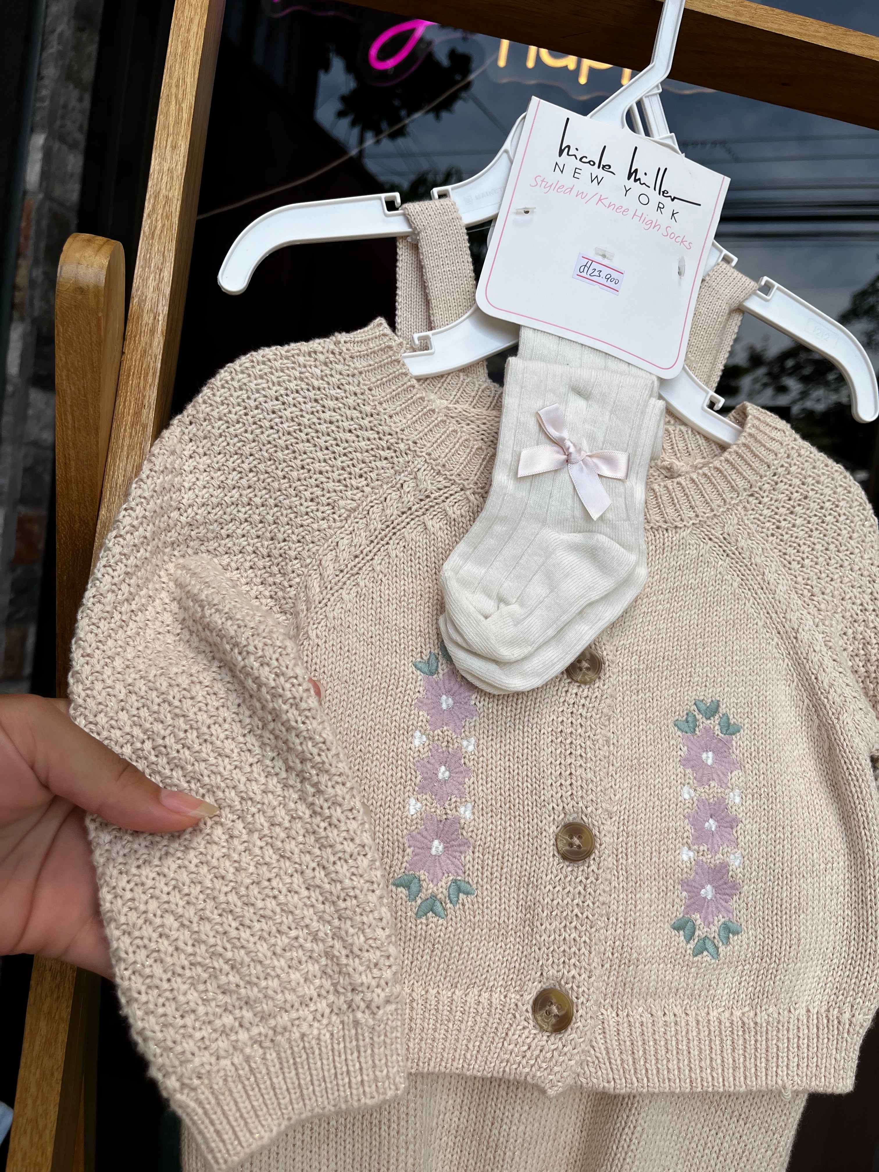 Set tejido para niña| 18 meses